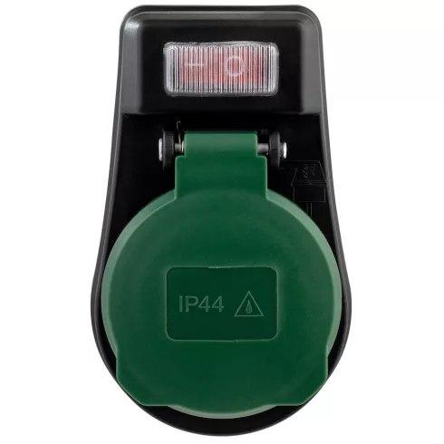 Dugalj kapcsolóval IP44 zöld                                                                          VT0020190502