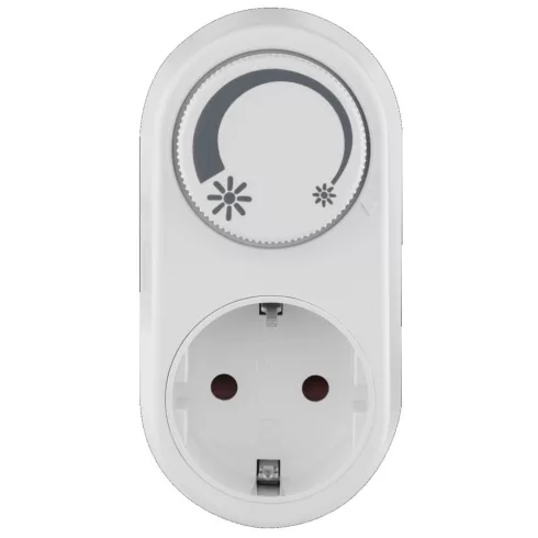 Földelt köztes csatlakozóaljzat, fényerőszabályzóval LED-hez (6032H)                                  VT0020270112