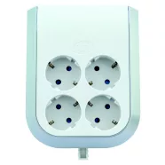   MultiPower 4-es földelt elosztó adapter, fehér                                                        VT0020340112