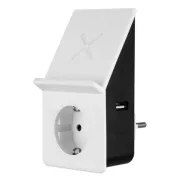   Földelt köztes csatlakozóaljzat, USB aljzattal + induktív töltővel, telefontartóval                   VT0020870103