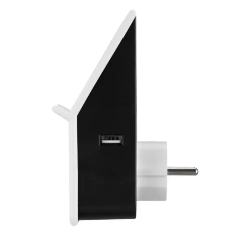 Földelt köztes csatlakozóaljzat, USB aljzattal + induktív töltővel, telefontartóval                   VT0020870103