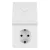 Földelt köztes csatlakozóaljzat, USB aljzattal + induktív töltővel, telefontartóval                   VT0020870103