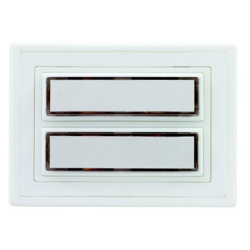 Csengő nyomógomb névtáblával 2-es fehér világítással                                                  VT0083620102
