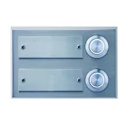  Csengő nyomógomb névtáblával 2-es acél LED világítással                                               VT0083656302