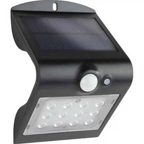 Szolár paneles LED lámpa mozgásérzékelővel 1.5W Butterfly 220lm 4000K IP65                            VT2091111200