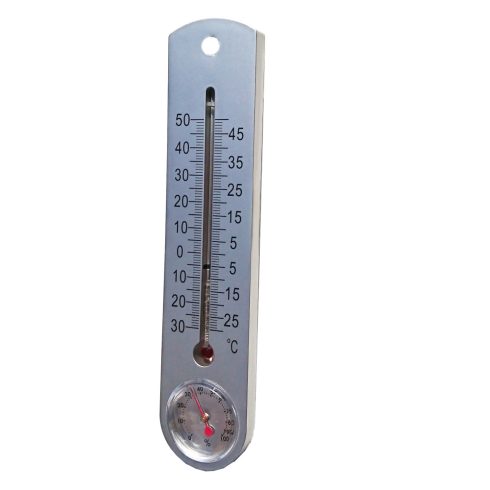 Hőmérő / higrométer beltéri ezüst                                                                     VT3000457