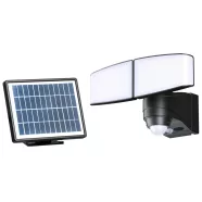   Napelemes LED lámpa mozgásérzékelővel, két fejes 10W 700lm 4000K                                      VT46819