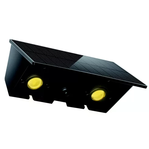 Napelemes LED falilámpa, mozgásérzékelővel, 4x1W, 35/43lm, 2800-3200K, 1800mAh lítium akku            VT46831