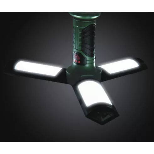 LED tölthető munkalámpa 3.7V VANE 3x3W + 3W többfunkciós 600lm 7500K                                  VT47108