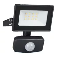   LED fényvető ''Titan'' mozgásérzékelővel, 10W, 1100lm, 4000K, 100°érz. szög, 6+-2m hatótáv, IP44      VT48986