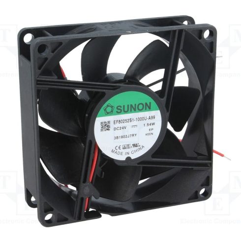 Ventilátor 80x80x25mm 24V                                                                             VT8025-24