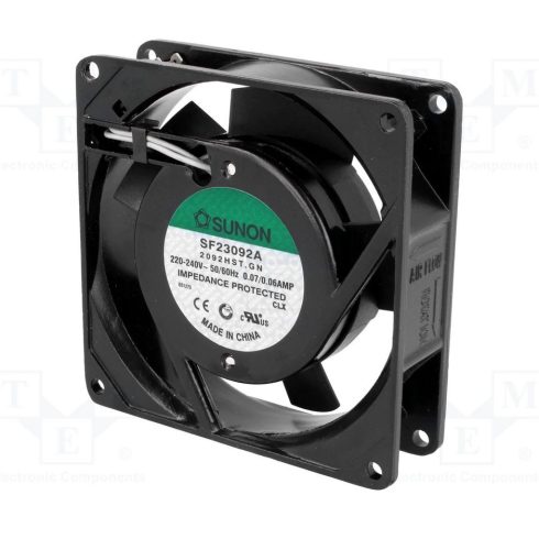 Ventilátor 92x92x25mm 220V                                                                            VT9025-220