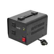   HOME feszültségátalakító, max.1000VA, 230V/110V transzformátor, dupla 110V kimenet, hordozható, HSO   VTF1000VA