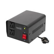   HOME feszültségátalakító, max.200VA, 230V/110V transzformátor, dupla 110V kimenet, hordozható, HSO    VTF200VA