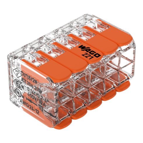 WAGO 10 pólusú 0,2-4mm2 oldható                                                                       WAGO221-420
