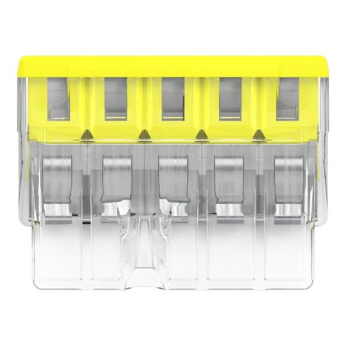 WAGO összekötő, 5 pólus 0,5-2,5mm2, nem bontható                                                      WAGO2273-205