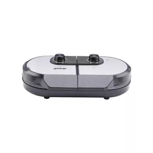 Gorenje Dupla gofrisütő, 1400 W, 2 tapadásmentes sütőlap, kábeltároló, 18cm sütőlap átm. HSO          WM1400SB