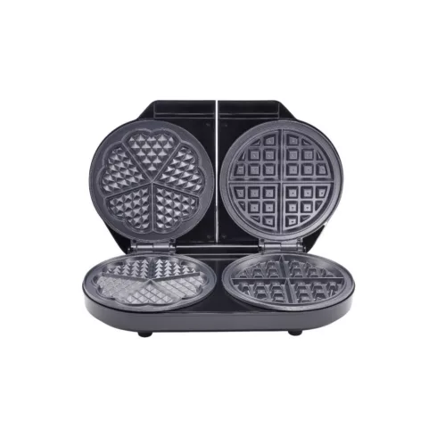 Gorenje Dupla gofrisütő, 1400 W, 2 tapadásmentes sütőlap, kábeltároló, 18cm sütőlap átm. HSO          WM1400SB