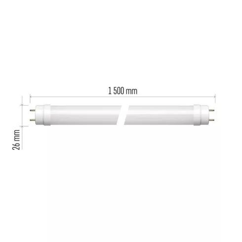 LED fénycső T8, G13, 24 W, 6500 K, 2640 lm, 150cm, E                                                  Z73136