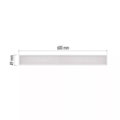 LED ORTO lámpa lineáris 19W 2000lm IP20 NW                                                            ZAL192