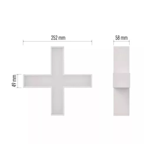LED ORTO lámpa lineáris XCON 15W 1500lm                                                               ZALX