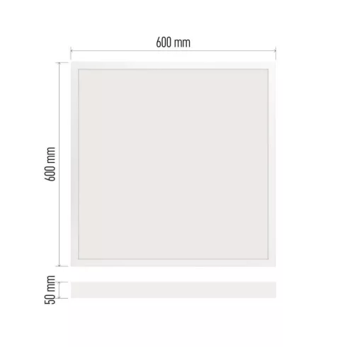 LED panel BAXXO, beépíthető, 36W, 4320lm, 4000K, NW, 60x60cm, IP20                                    ZB1614