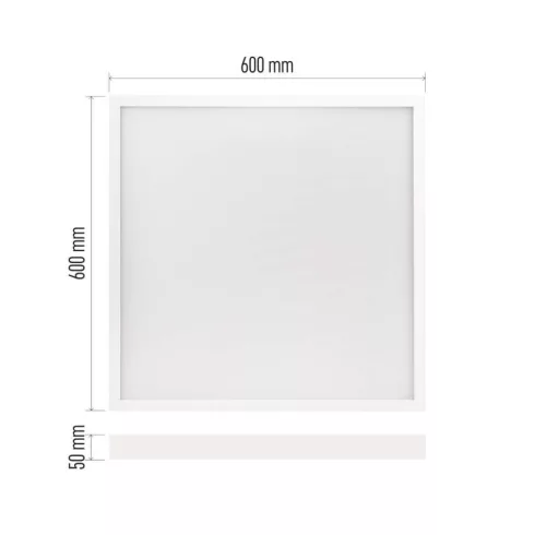 LED panel BAXXO, beépíthető, 36W, 4320lm, 4000K, NW, 60x60cm, IP20                                    ZB1624