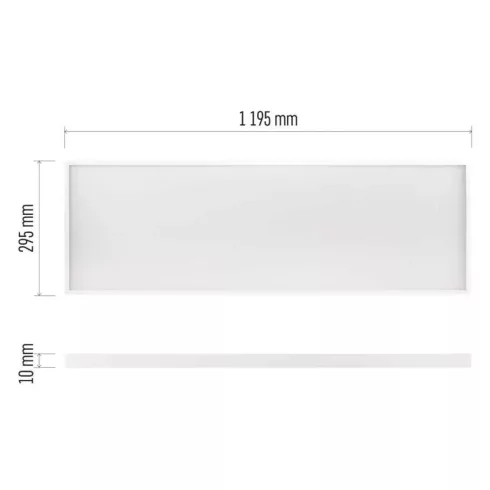LED panel PROXO, 30x120 33W 4100lm IP20 NW, beépíthető                                                ZB3124