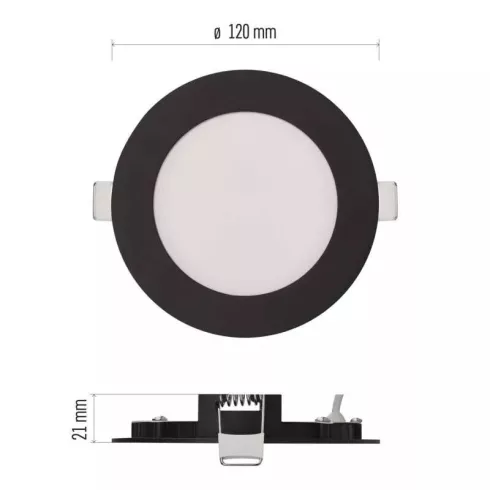 LED lámpatest süllyesztett Nexxo 7W 450lm IP40 CCT                                                    ZD1323