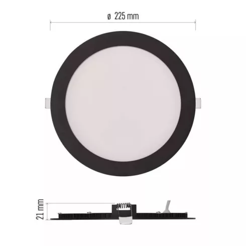 LED lámpatest süllyesztett Nexxo 18W 1500lm IP40 CCT                                                  ZD1343