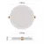 LED lámpatest süllyesztett Rubic 24W 2400lm IP20 NW                                                   ZD1452