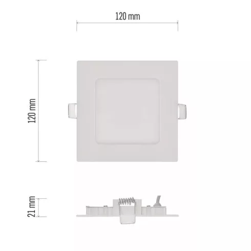 LED lámpatest süllyesztett Nexxo 7W 450lm IP40 NW                                                     ZD2125
