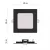 LED lámpatest süllyesztett Nexxo 7W 450lm IP40 CCT                                                    ZD2323