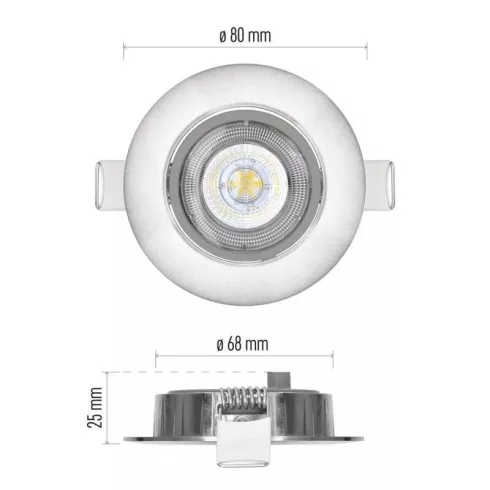 LED spotlámpa Exclusive 5W IP20 WW                                                                    ZD3221