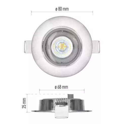 LED spotlámpa Exclusive 5W IP20 NW                                                                    ZD3222