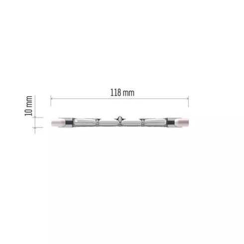 Vonalhalogén izzó J118-140W R7s WW                                                                    ZE0203