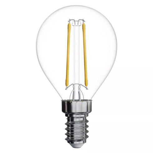 LED izzó Filament mini gömb  E14 1,8W 250lm meleg fehér                                               ZF1200