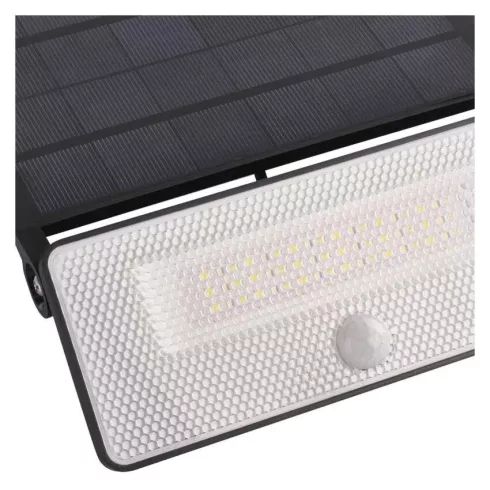 Mozgásérzékelős szolár LED reflektor, 3600mAh akku, 1600lm, IP54, PIR, NW, SOLO                       ZG122S