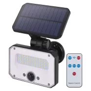   Mozgásérzékelős szolár LED reflektor, 3600mAh akku, 1500lm, IP54, PIR, WW, SPILO                      ZG131S