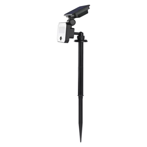Mozgásérzékelős szolár LED reflektor, 3600mAh akku, 1500lm, IP54, PIR, WW, SPILO                      ZG131S
