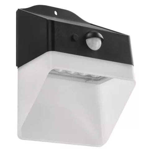 LED napelemes, mozgásérzékelős lámpa, 220 lm, 4000 K (NW), IP65, fekete, LUNIS PIR                    ZG151S