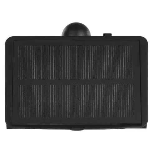 LED napelemes, mozgásérzékelős lámpa, 220 lm, 4000 K (NW), IP65, fekete, LUNIS PIR                    ZG151S