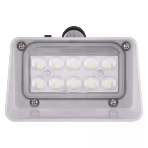 LED napelemes, mozgásérzékelős lámpa, 220 lm, 4000 K (NW), IP65, fekete, LUNIS PIR                    ZG151S