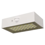   LED napelemes, mozgásérzékelős lámpa, 350 lm, 4000 K (NW), IP65, fehér, BRIXO PIR                     ZG161S