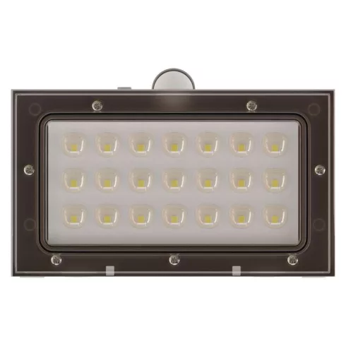 LED napelemes, mozgásérzékelős lámpa, 350 lm, 4000 K (NW), IP65, fehér, BRIXO PIR                     ZG161S