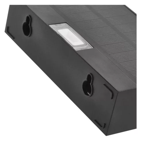 LED napelemes, mozgásérzékelős lámpa, 350 lm, 4000 K (NW), IP65, fehér, BRIXO PIR                     ZG161S