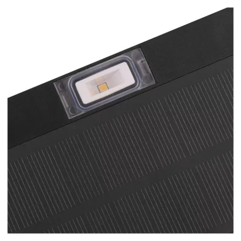 LED napelemes, mozgásérzékelős lámpa, 350 lm, 4000 K (NW), IP65, fekete, BRIXO PIR                    ZG162S