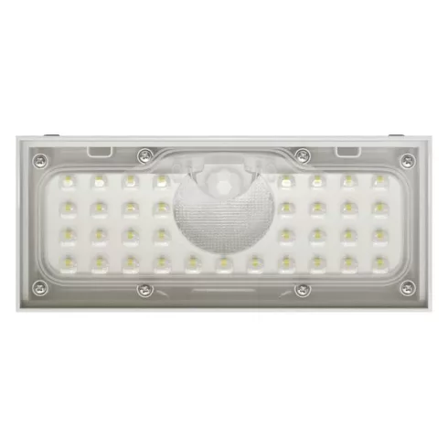 LED napelemes, mozgásérzékelős lámpa, 900 lm, 4000 K (NW), IP65, fehér, BRIXO PIR                     ZG165S