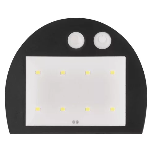 LED napelemes, mozgásérzékelős lámpa, 240 lm, 4000 K (NW), IP54, fehér, LUMI PIR                      ZG172S