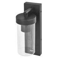   ZALA fali lámpa, E27 (max. 15 W), PIR, alkonykapcsolóval, IP44, antracit                              ZGC040P